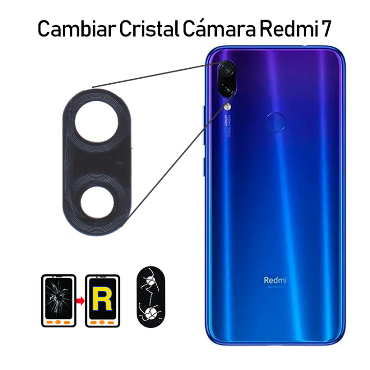 Cambiar Cristal Cámara Trasera Redmi 7