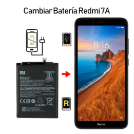 Cambiar Batería Redmi 7A BN49