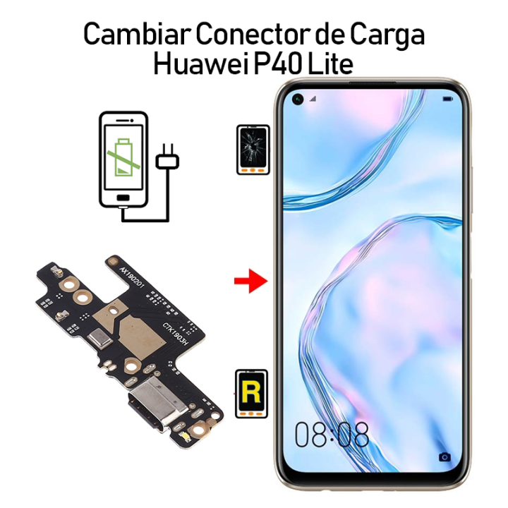 Cambiar Conector De Carga Huawei P40 Lite