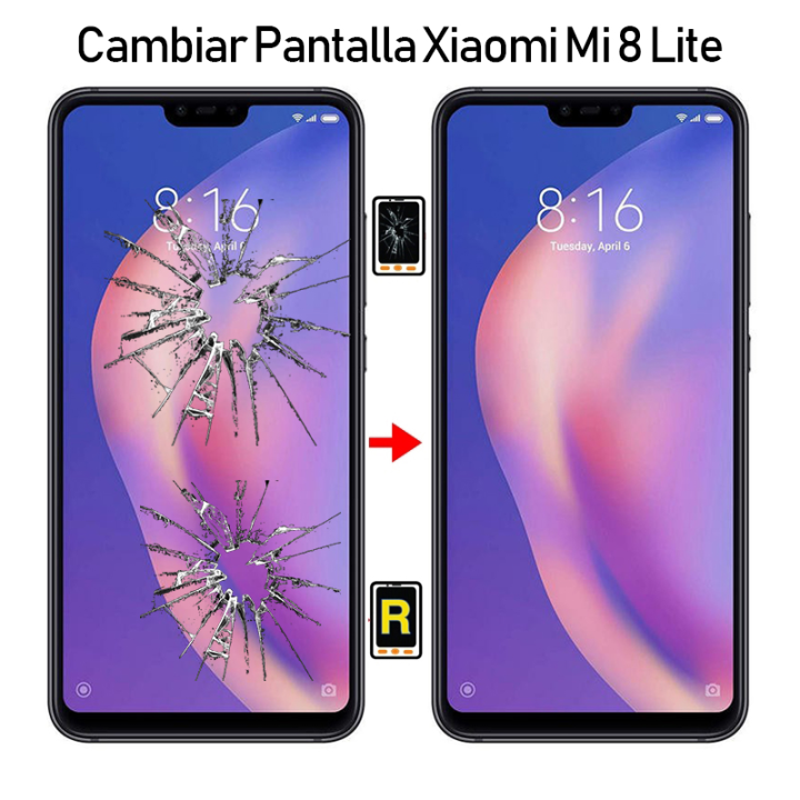 Cambiar Pantalla Xiaomi Mi 8 Lite Original