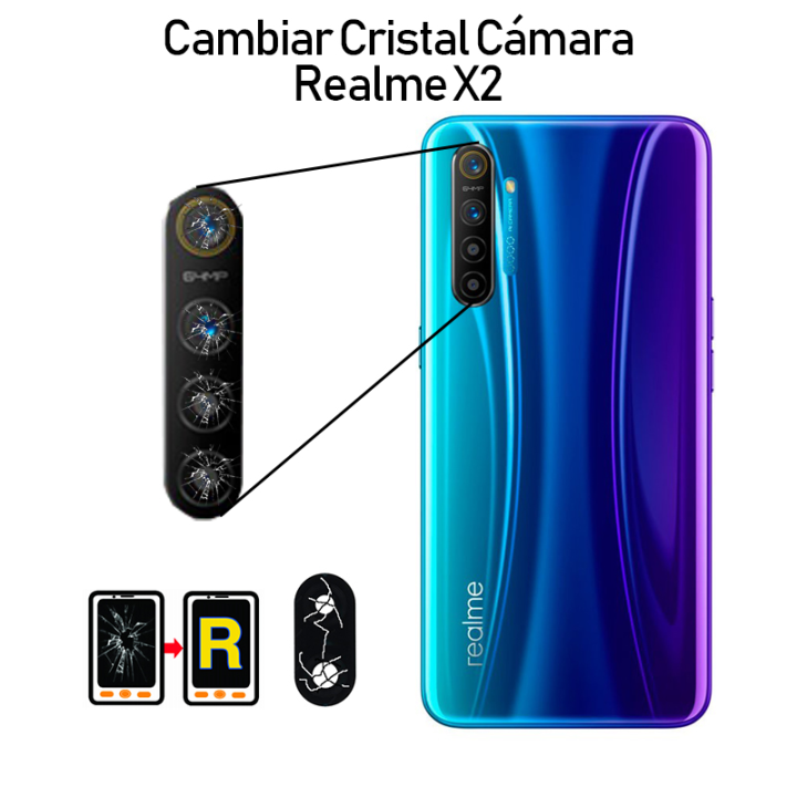 Cambiar Cristal Cámara Trasera Realme X2