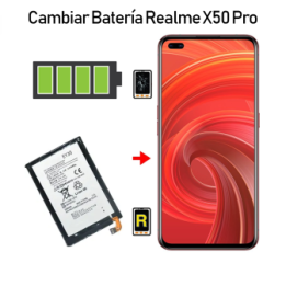 Cambiar Batería Realme X50 Pro