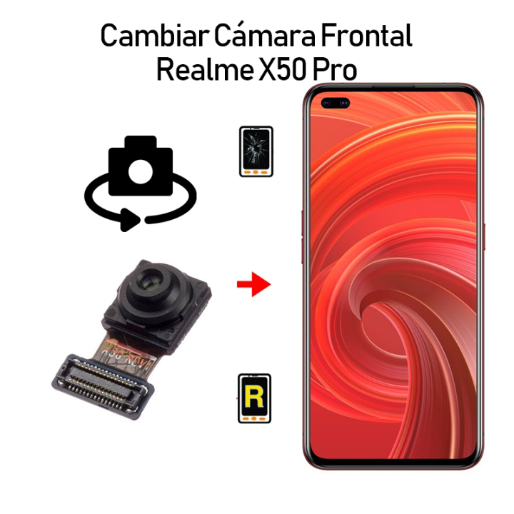 Cambiar Cámara Frontal Realme X50 Pro