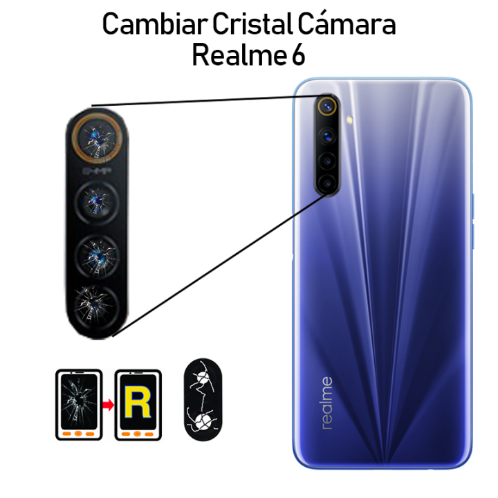 Cambiar Cristal Cámara Trasera Realme 6