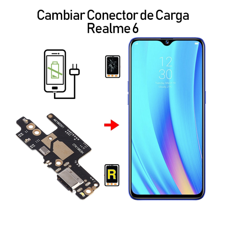 Cambiar Conector De Carga Realme 6