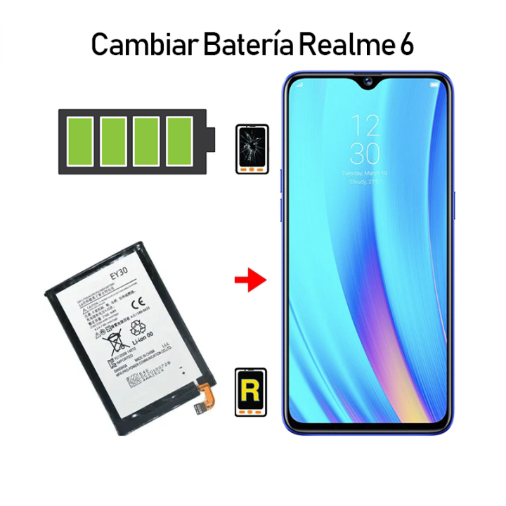 Cambiar Batería Realme 6