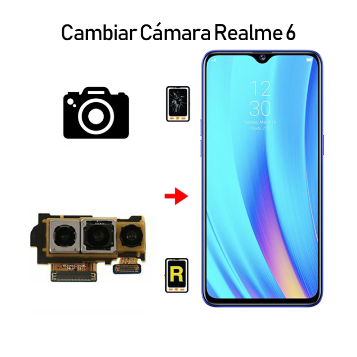 Cambiar Cámara Trasera Realme 6