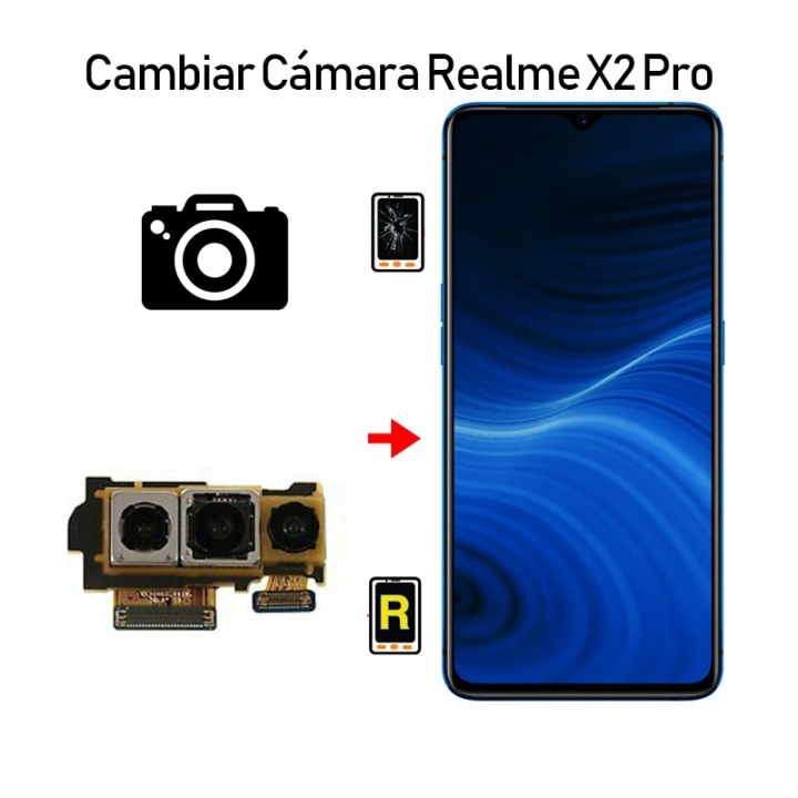 Cambiar Cámara Trasera Realme X2 Pro