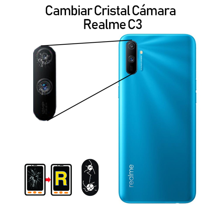 Cambiar Cristal Cámara Trasera Realme C3