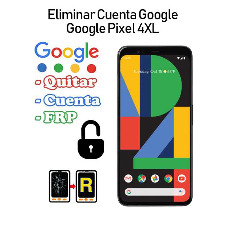 Eliminar Cuenta FRP Google Pixel 4 XL