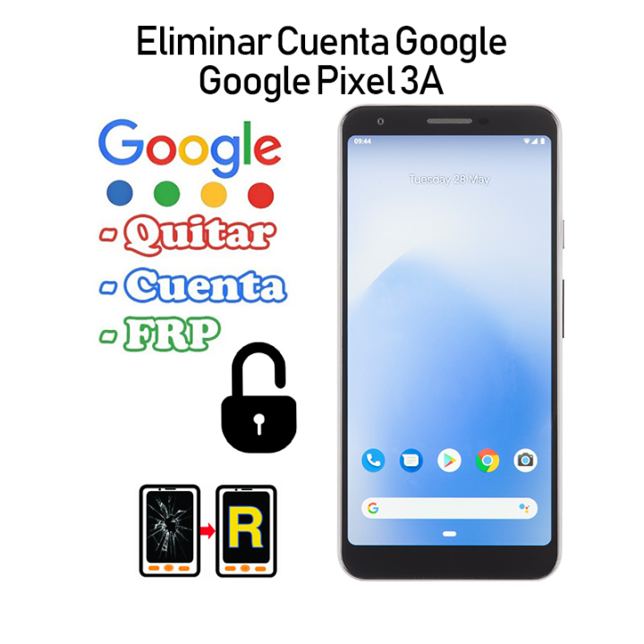 Eliminar Cuenta Google Google Pixel 3A