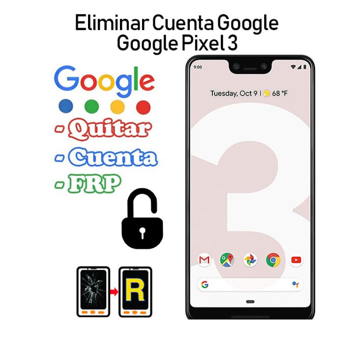 Eliminar Cuenta Google Google Pixel 3