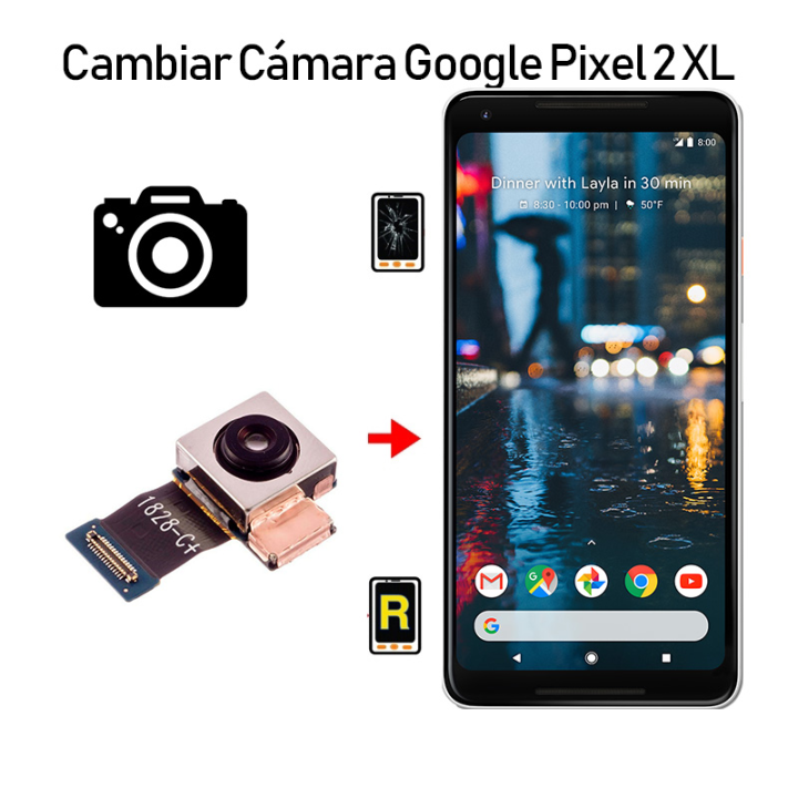 Cambiar Cámara Trasera Google Pixel 2 XL