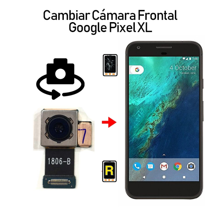 Cambiar Cámara Frontal Google Pixel XL