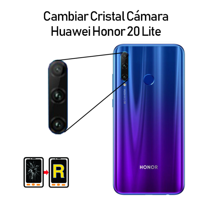 Cambiar Cristal Cámara Trasera Honor 20 Lite