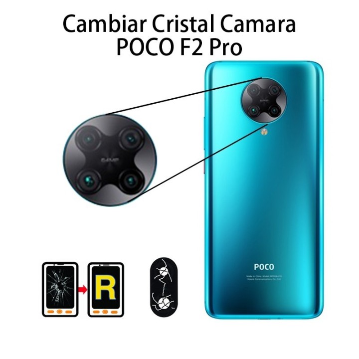 Cambiar Cristal Cámara Trasera Xiaomi Poco F2 Pro