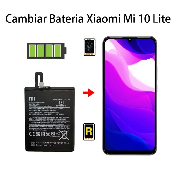 Cambiar Batería Xiaomi Mi 10 Lite