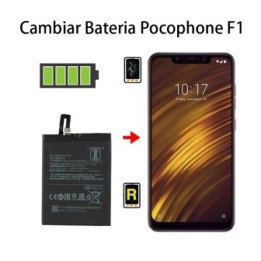 cambiar bateria pocophone F1
