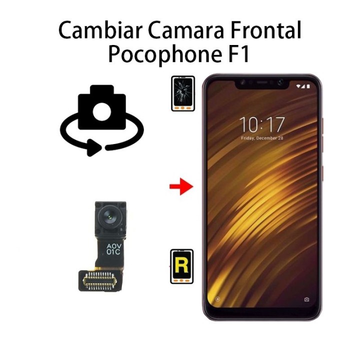 Cambiar Cámara Frontal Pocophone F1