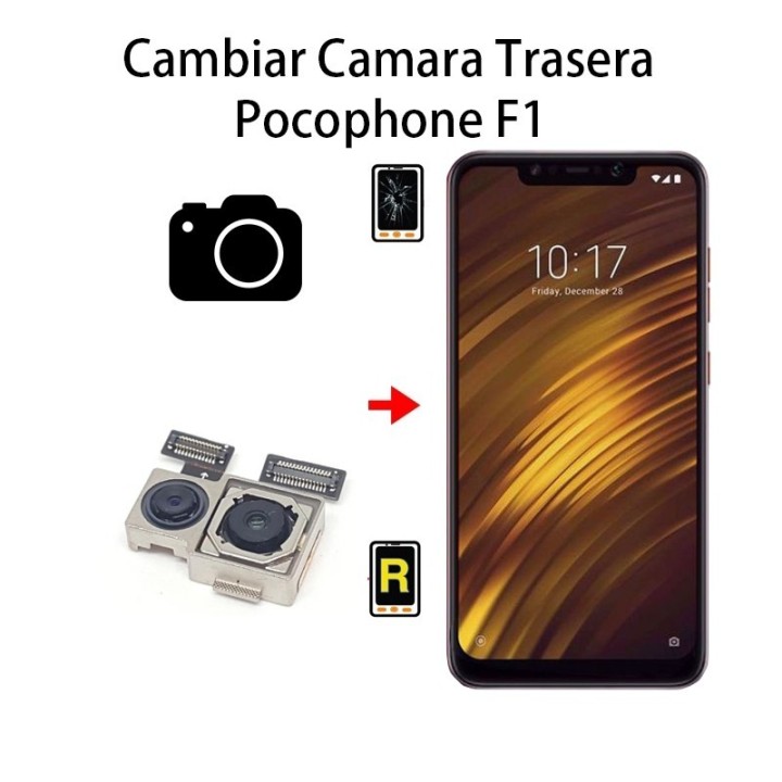Cambiar Cámara Trasera Pocophone F1