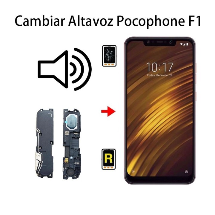 Cambiar Altavoz De Música Pocophone F1