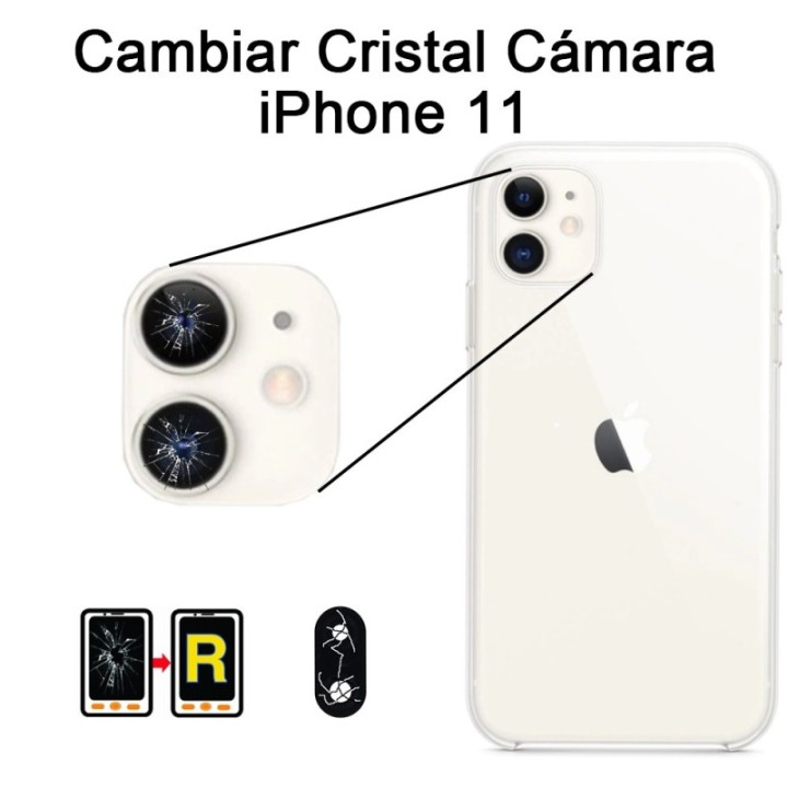 Cambiar Cristal De Cámara Trasera iPhone 11