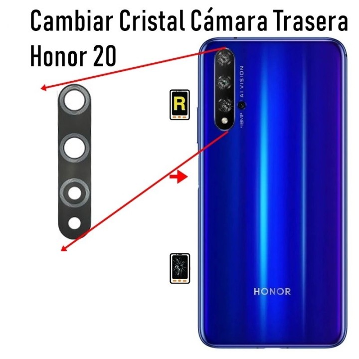 Cambiar Cristal Cámara Trasera Honor 20
