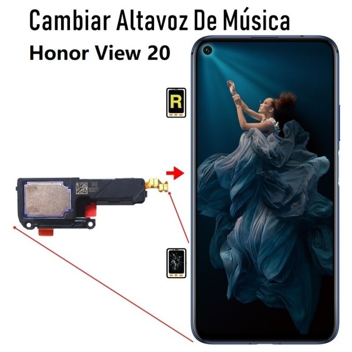 Cambiar Altavoz De Música Honor View 20