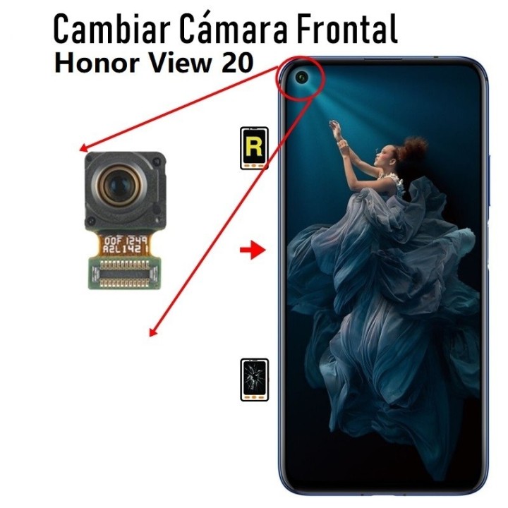 Cambiar Cámara Frontal Honor View 20