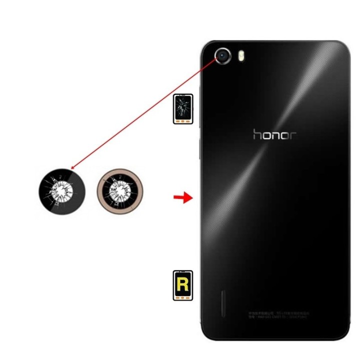 Cambiar Cristal Cámara Trasera Honor 6C