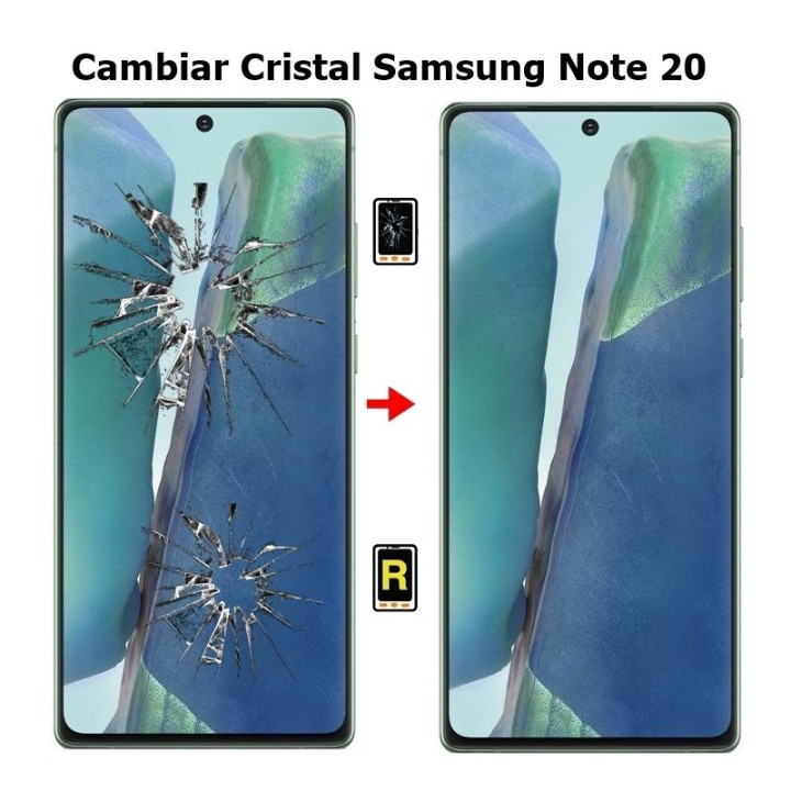 Cambiar Cristal Samsung Note 20