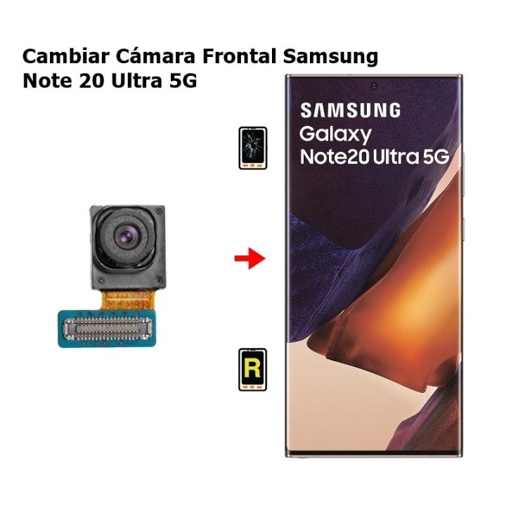 Cambiar Cámara Frontal Samsung Note 20 Ultra 5G