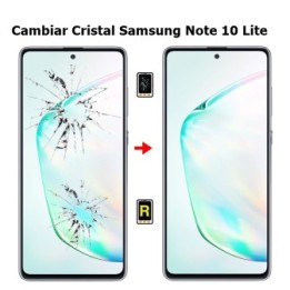 Cambiar Cristal Samsung Note 10 Lite