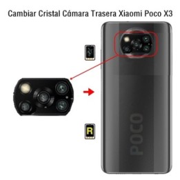 Cambiar Cristal Cámara Trasera Xiaomi Poco X3