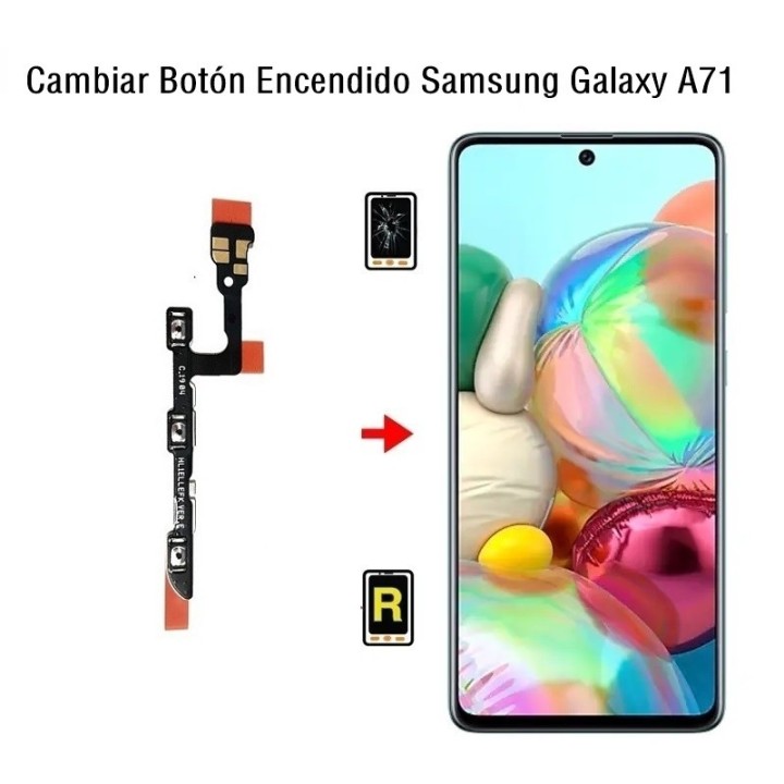 Cambiar Botón Encendido Samsung Galaxy A71