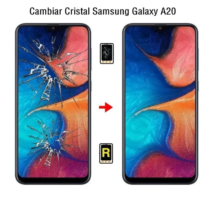 Cambiar Cristal Samsung Galaxy A20