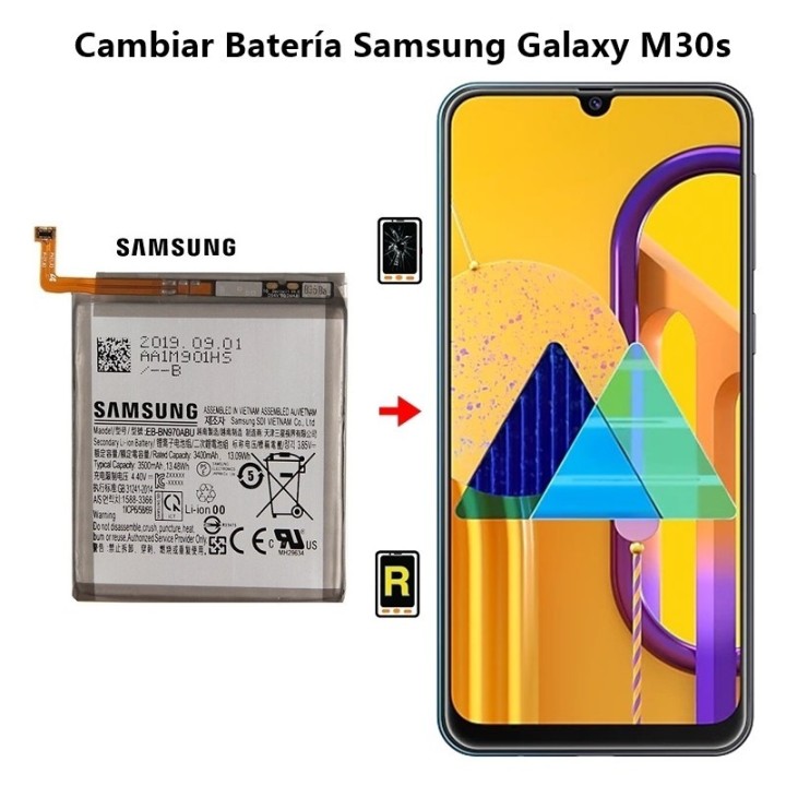 Cambiar Batería Samsung Galaxy M30S Original