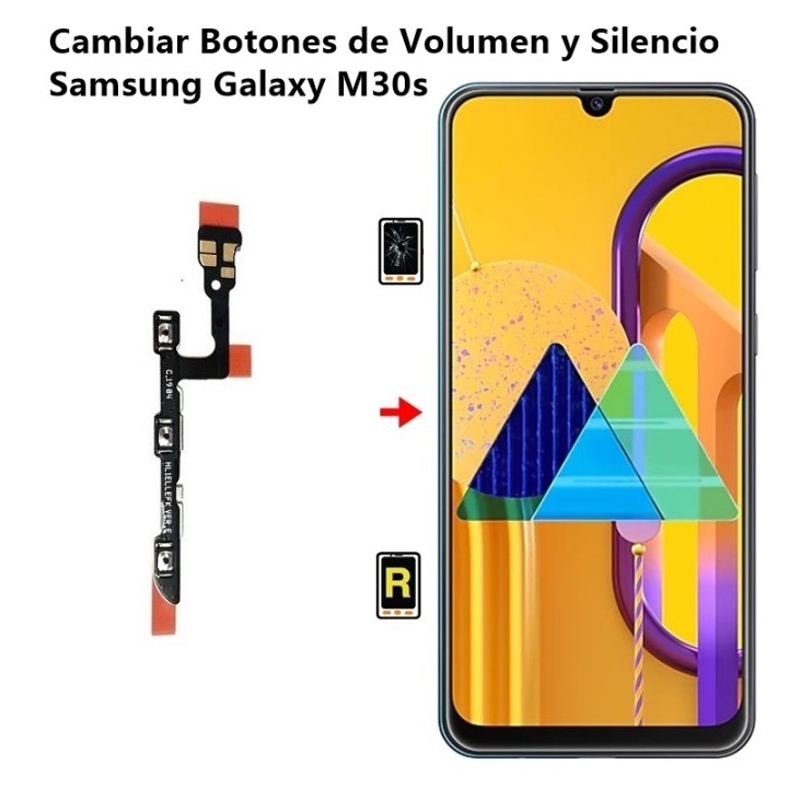 Cambiar Botones de Volumen y Silencio Samsung Galaxy M30S