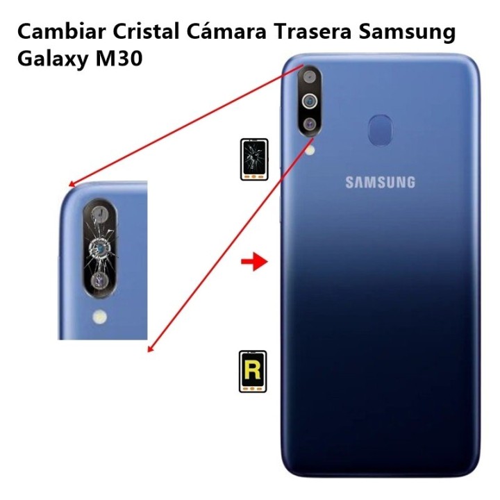 Cambiar Cristal Cámara Trasera Samsung Galaxy M30