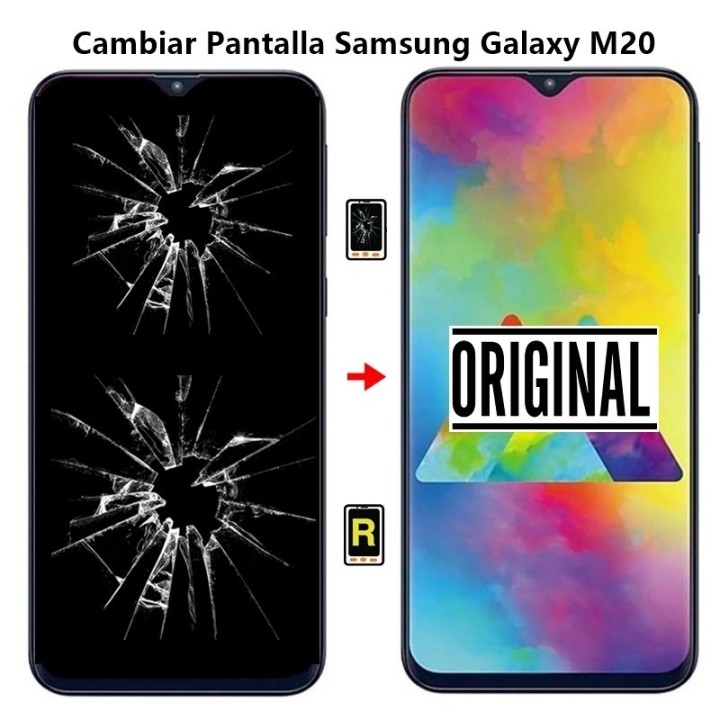 Cambiar Pantalla Samsung Galaxy M20