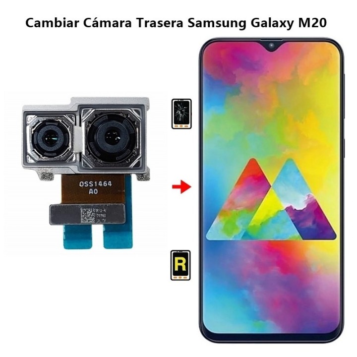 Cambiar Cámara Trasera Samsung Galaxy M20