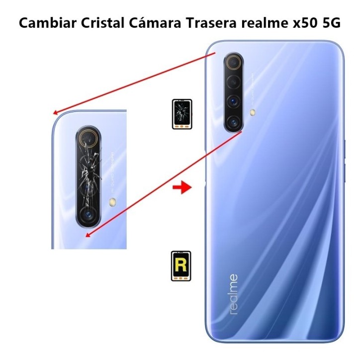 Cambiar Cristal Cámara Trasera realme x50 5G