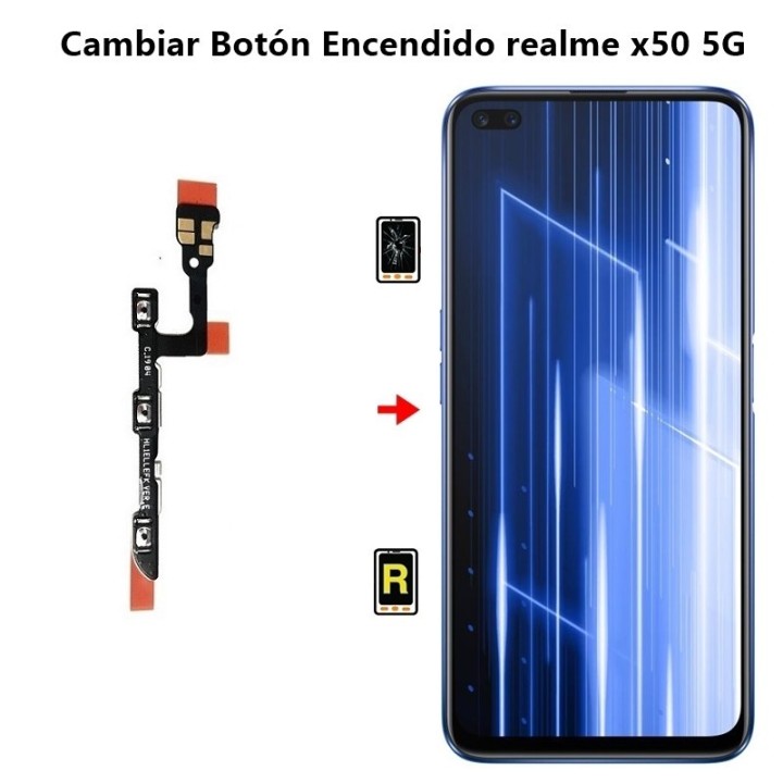 Cambiar Botón Encendido Realme x50 5G