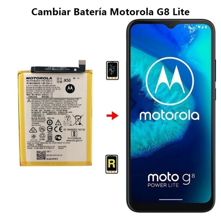 Cambiar Batería Motorola G8 Lite
