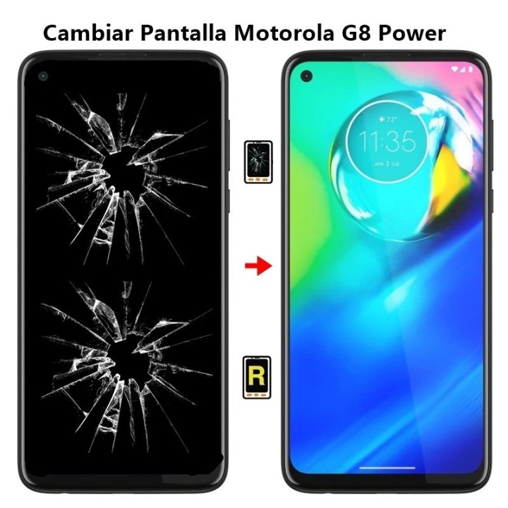 Cambiar Pantalla Motorola G8 Power