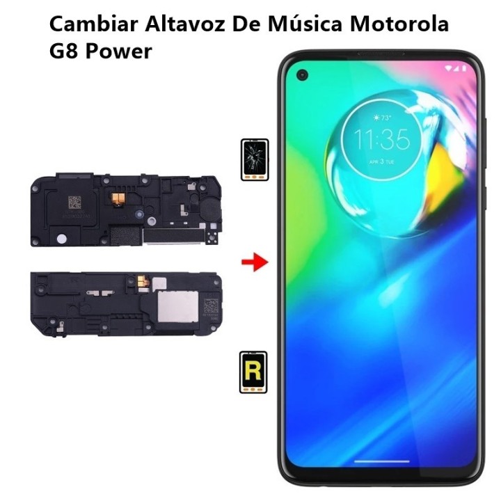 Cambiar Altavoz De Música Motorola G8 Power