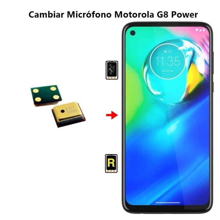 Cambiar Micrófono Motorola G8 Power