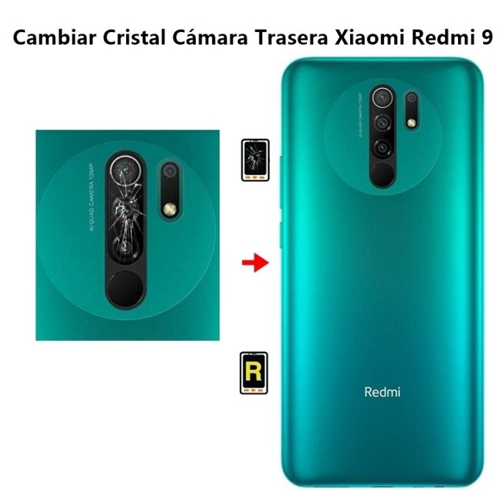 Cambiar Cristal Cámara Trasera Xiaomi Redmi 9
