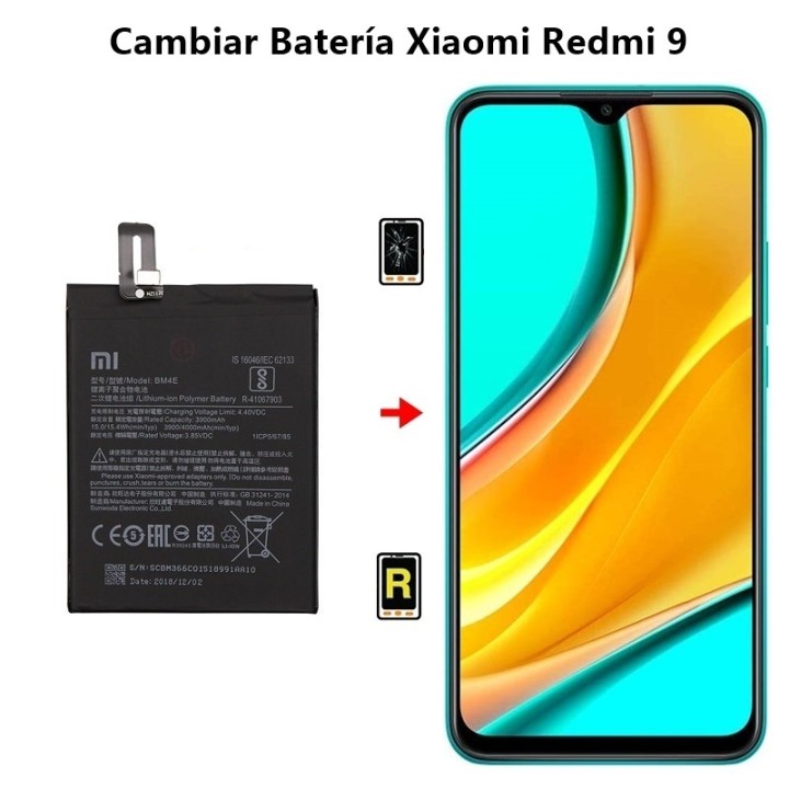 pantalla redmi 9