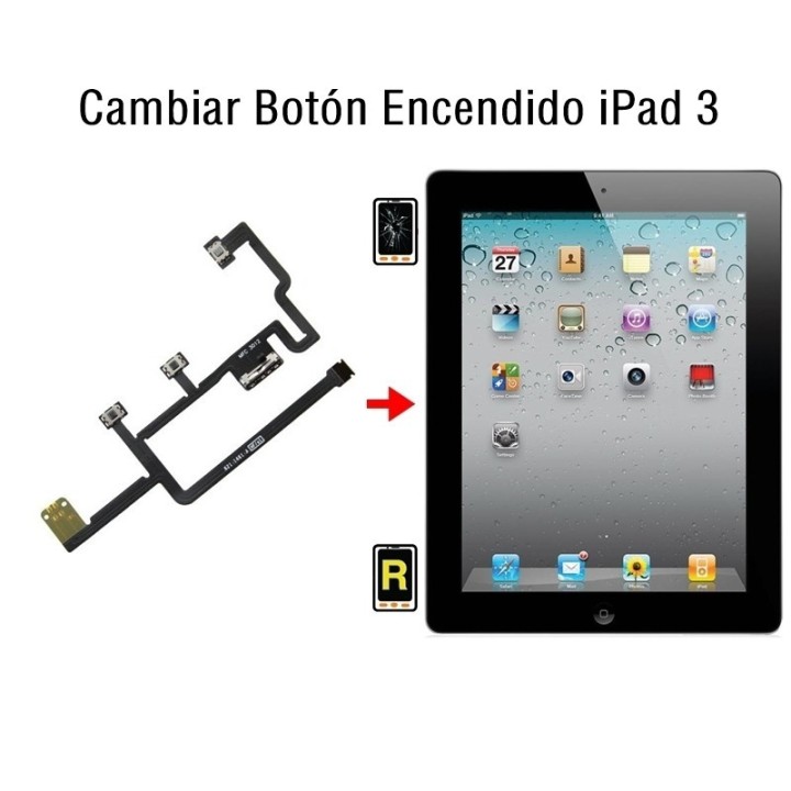 Cambiar Botón Encendido iPad 3